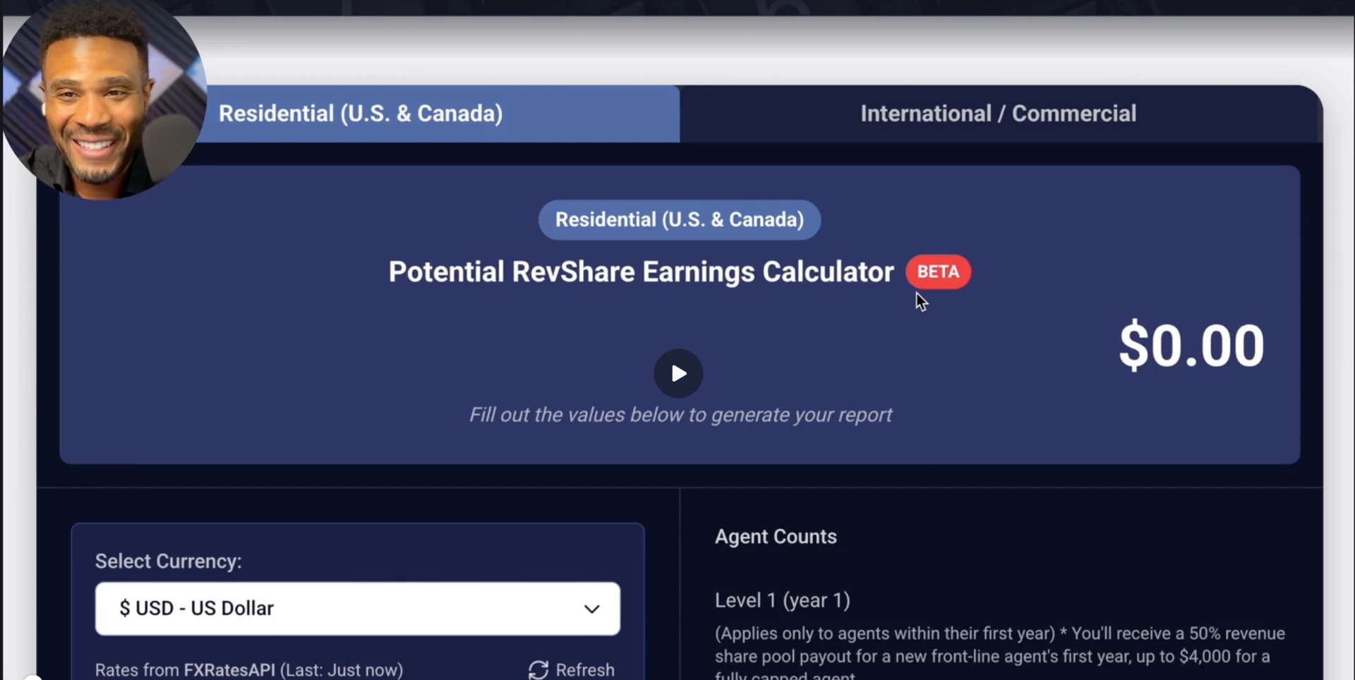 How to use the Revenue Share Calculator