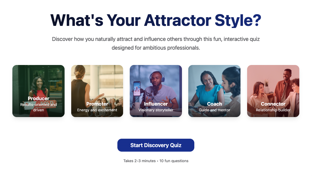 Attractor Style Quiz